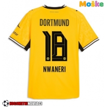 Moške Nogometnih dresov Borussia Dortmund Ethan Nwaneri #18 Domači 2026-27 Kratki rokavi